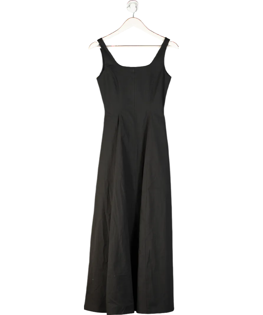AMR London Black Aje Midaxi Dress UK S