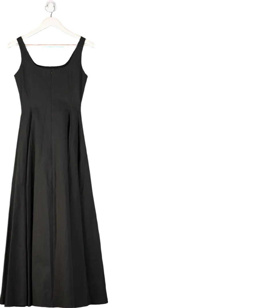 AMR London Black Aje Midaxi Dress UK S