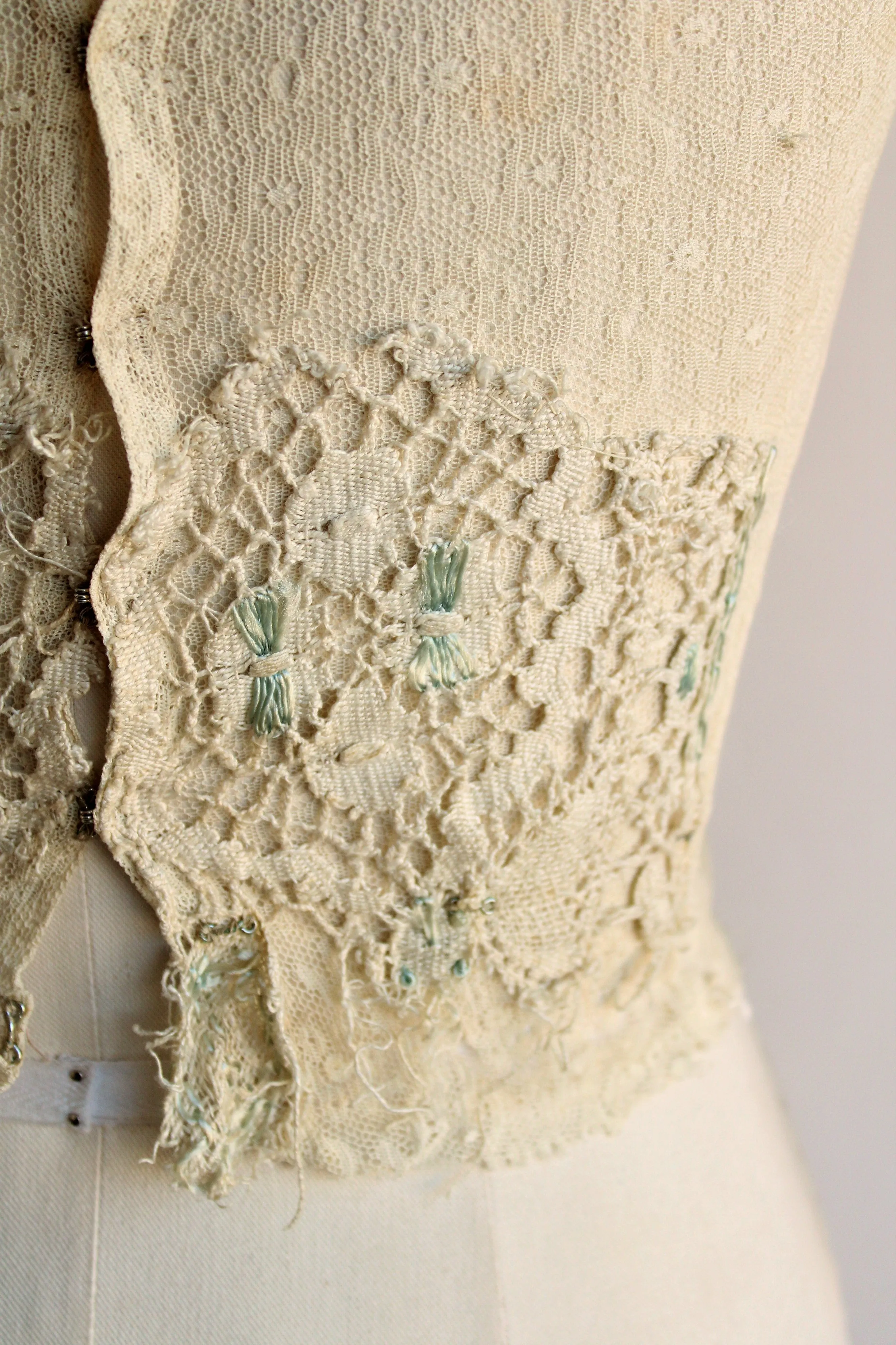 Antique Edwardian Ivory Lace Blouse