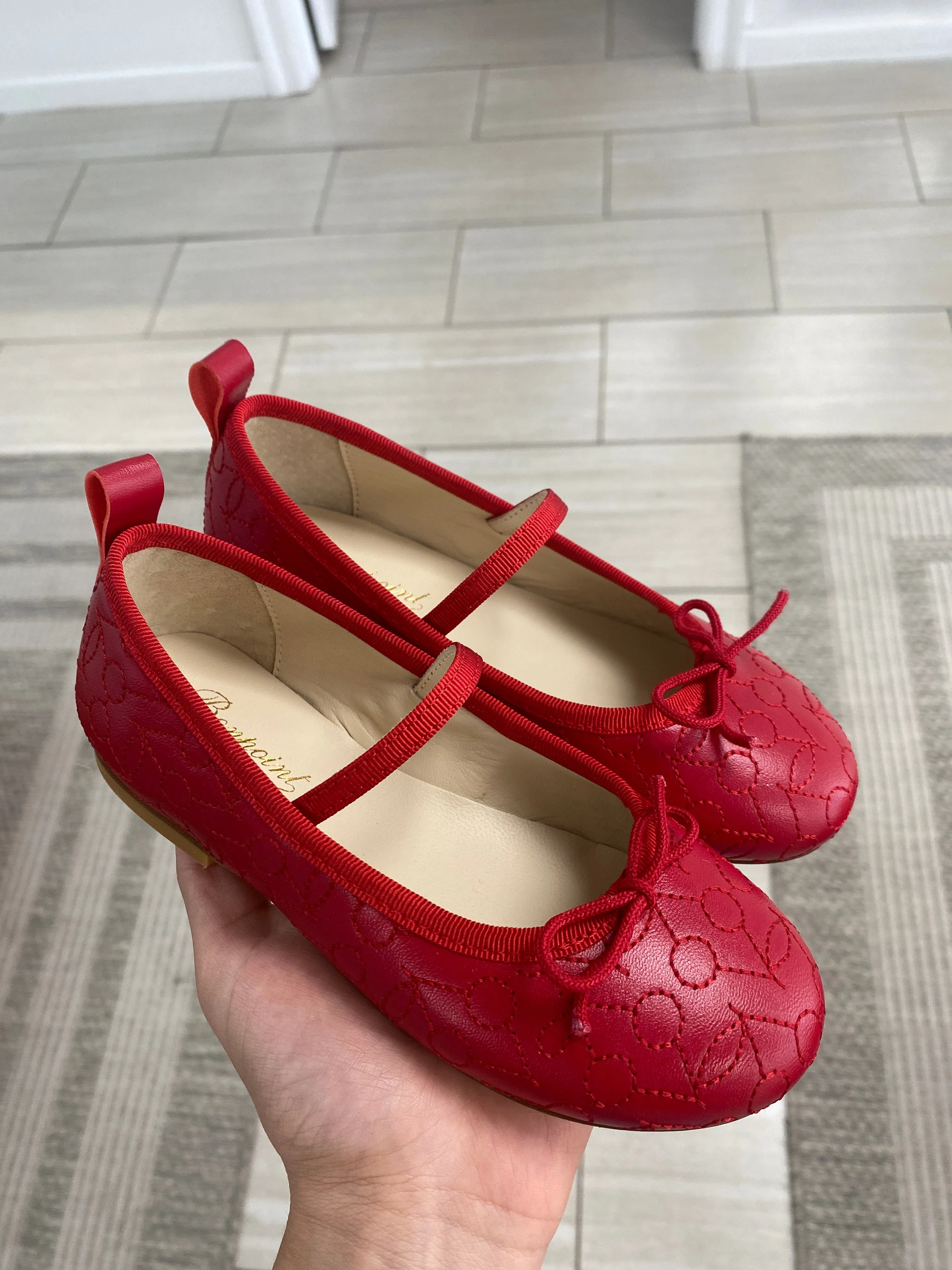Bonpoint Red Cherry Mary Jane