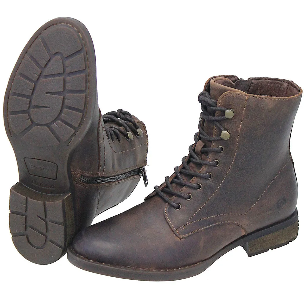 Born Vintage Brown Lace-Up Ankle Boot #BL12306LZN ()