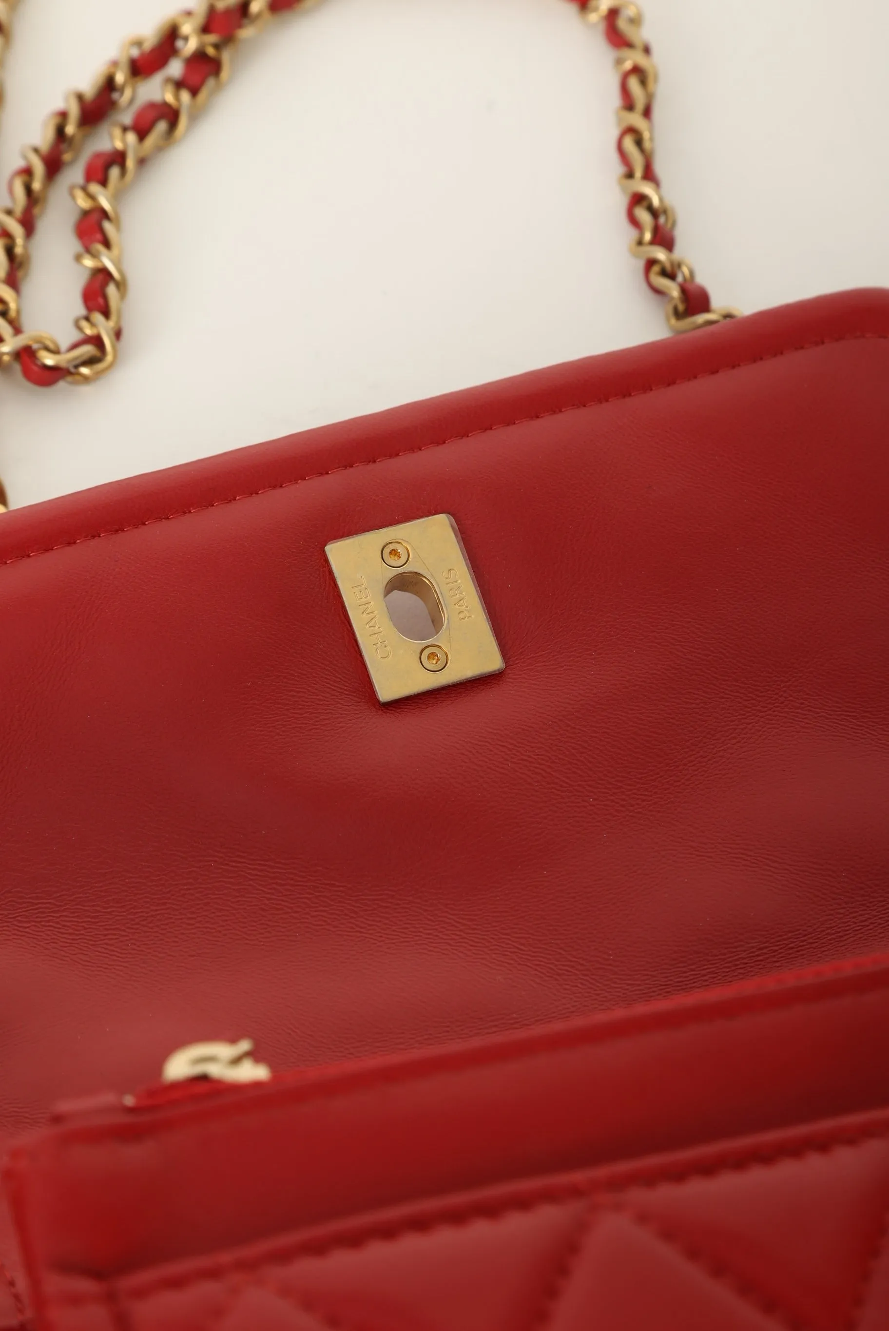 Chanel 2020 Calfskin Chain Flap