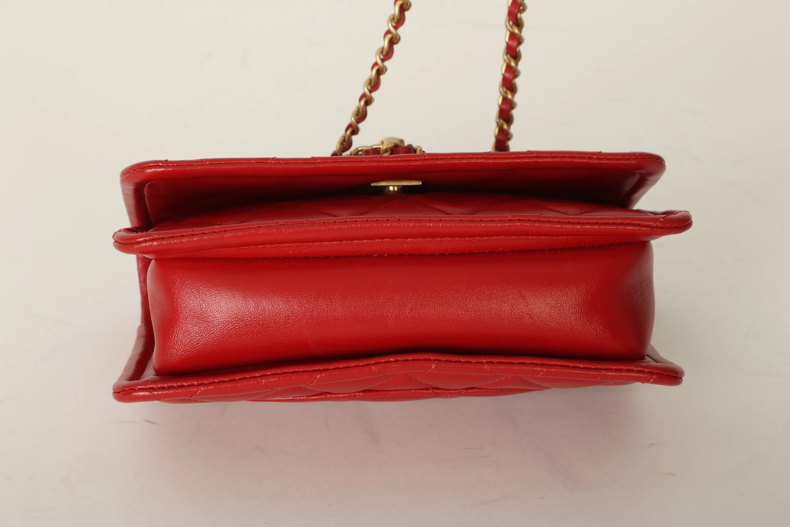 Chanel 2020 Calfskin Chain Flap
