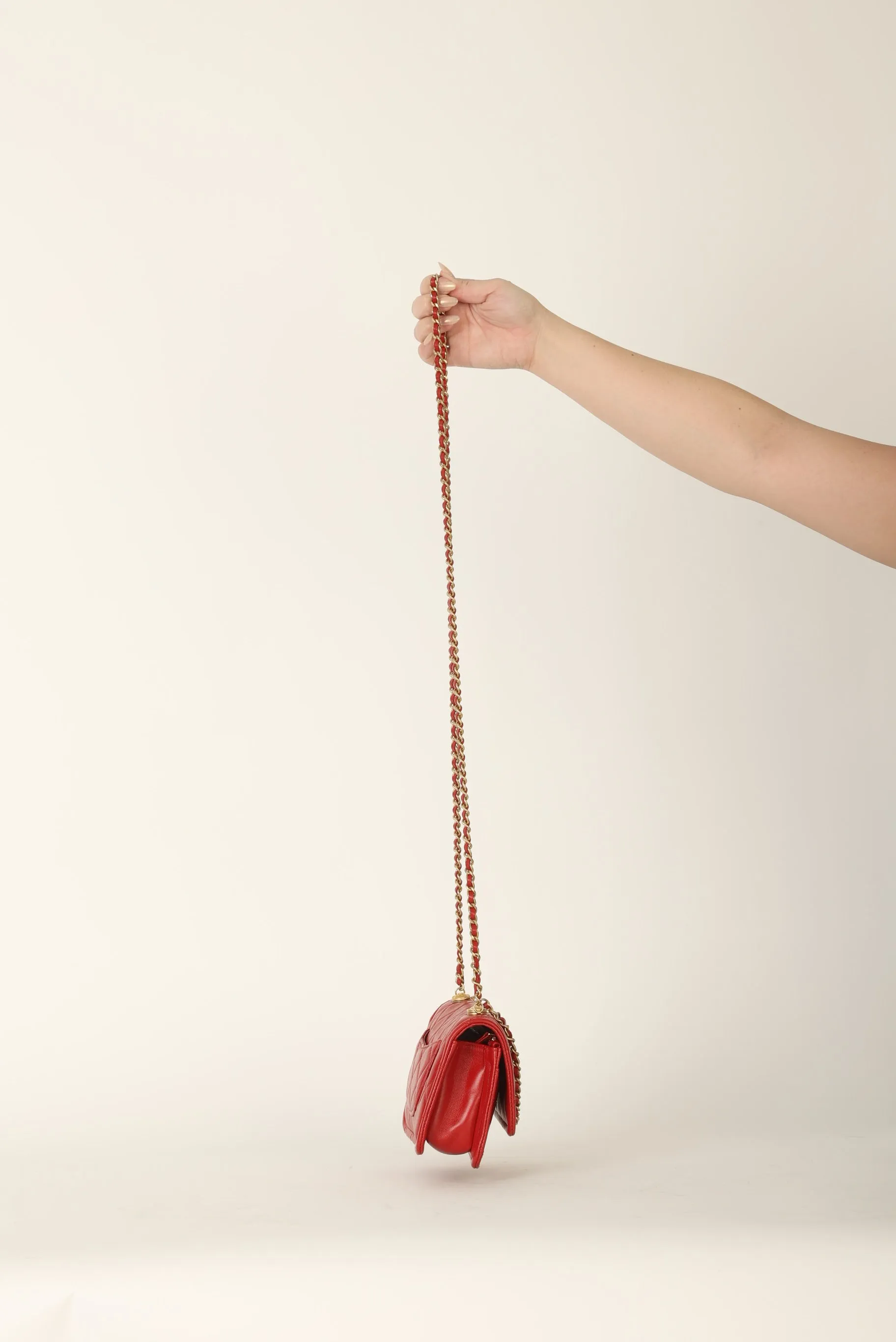 Chanel 2020 Calfskin Chain Flap