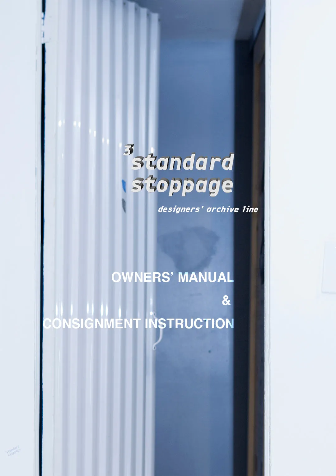 Designers' Vintage-Line: Owners' Manual & Consignment Instruction