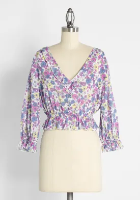 Drama in Doll Valley Cropped Top