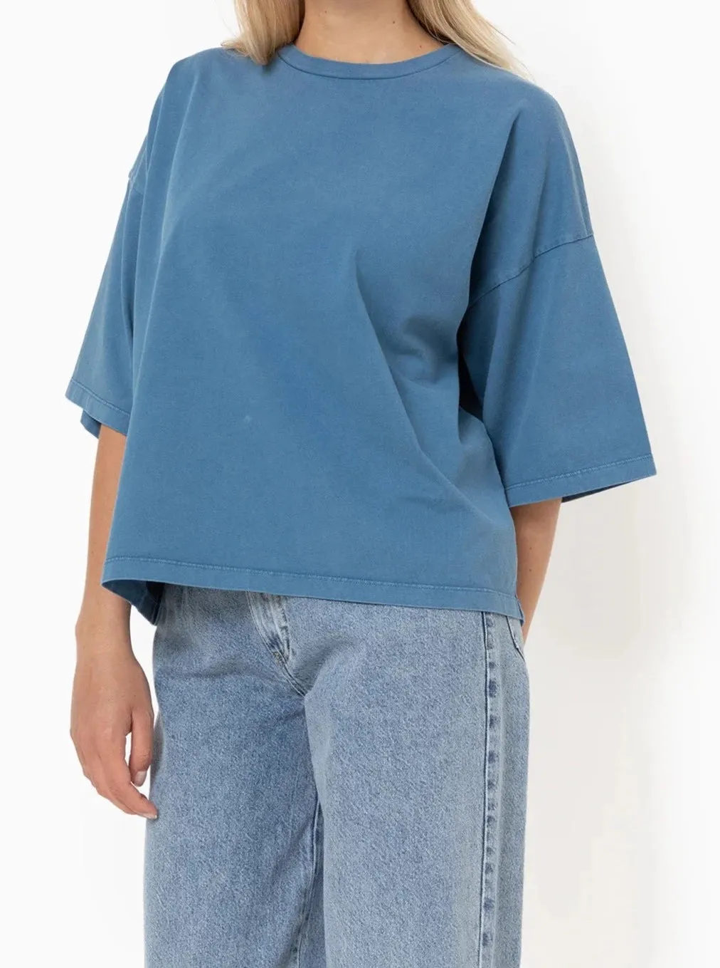 ELOISE BOXY T-SHIRT | VINTAGE BLUE