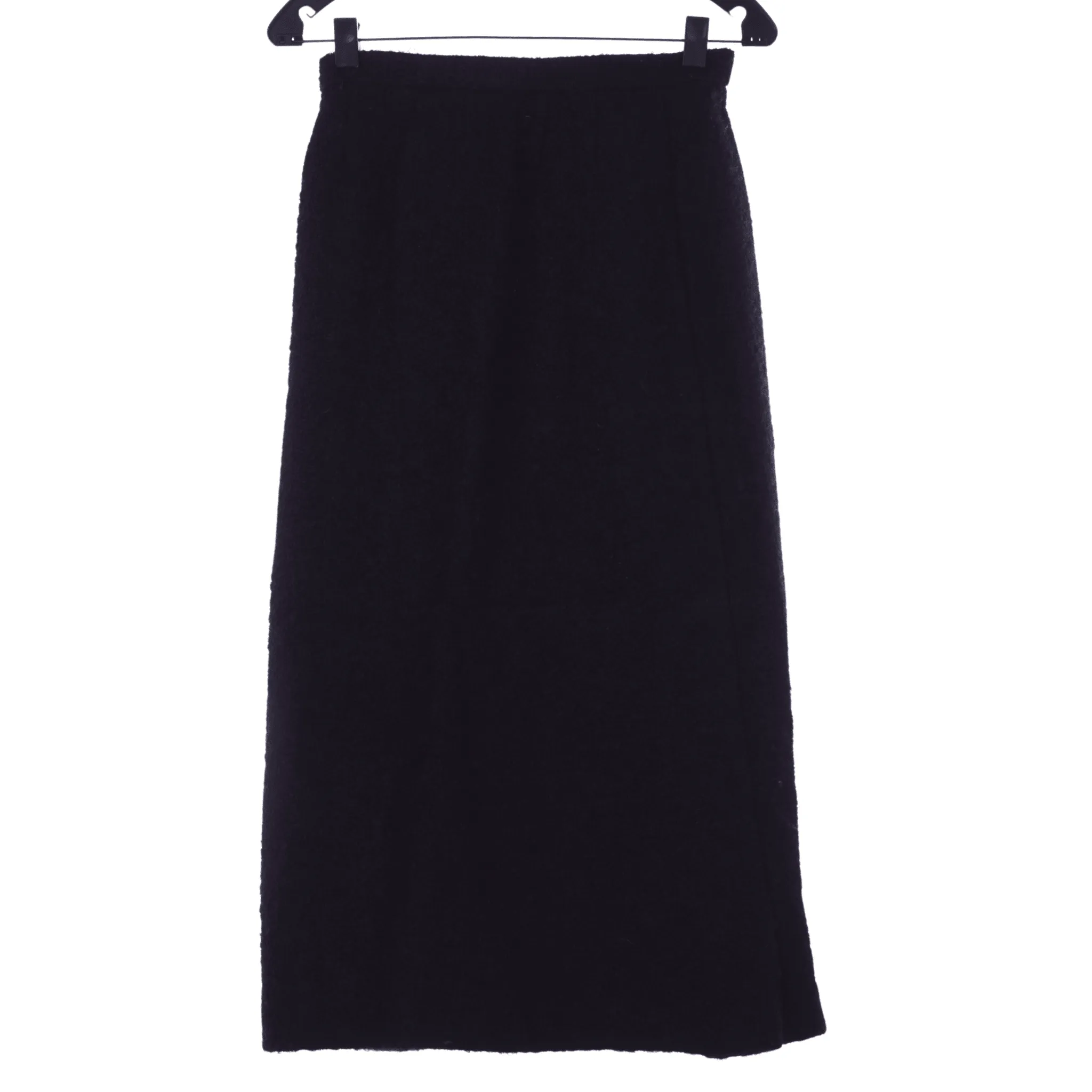 Jaeger Vintage Skirt Black Mohair and Wool UK Size 8