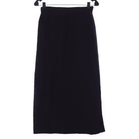 Jaeger Vintage Skirt Black Mohair and Wool UK Size 8