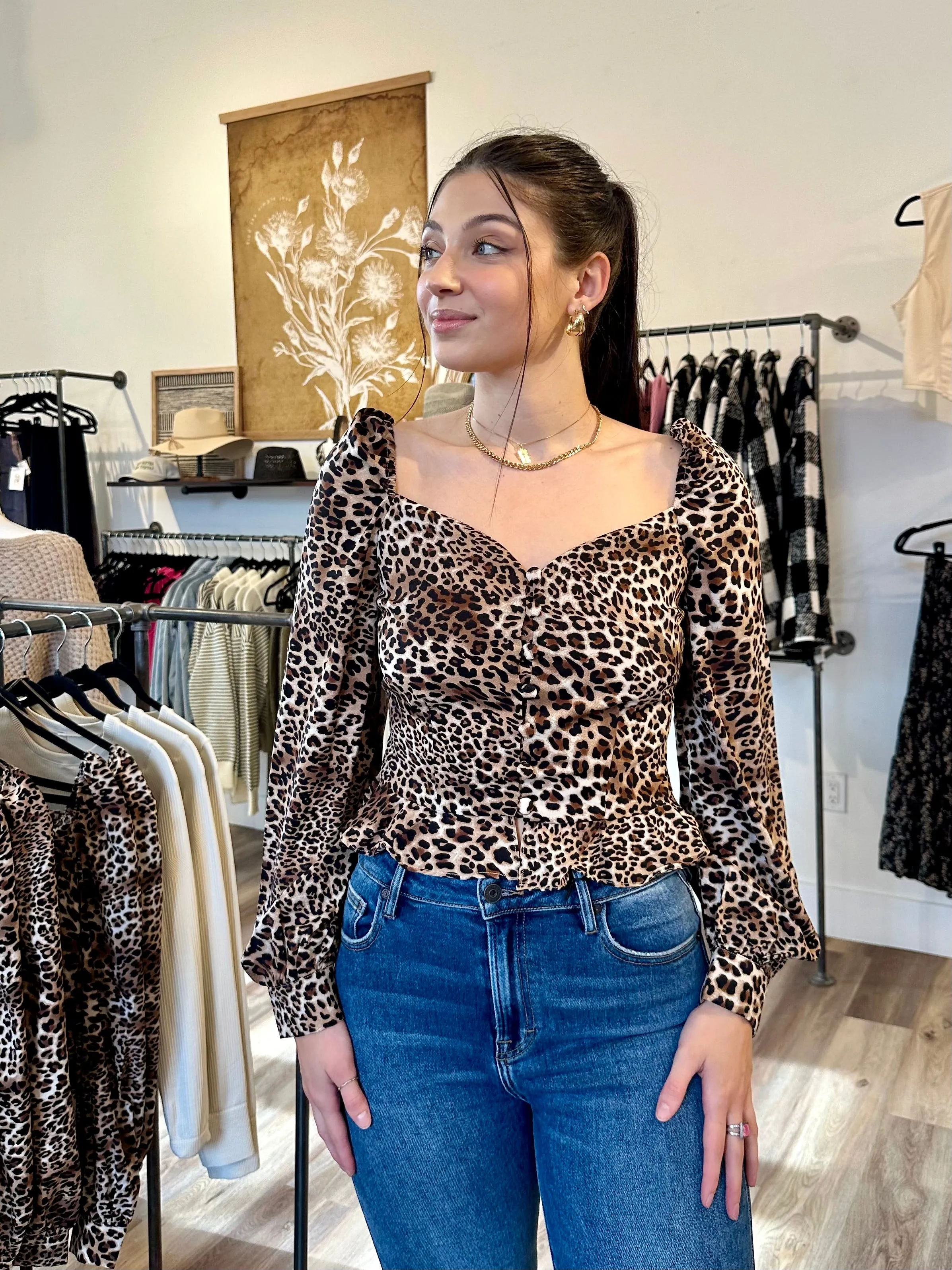 Leopard Blouse