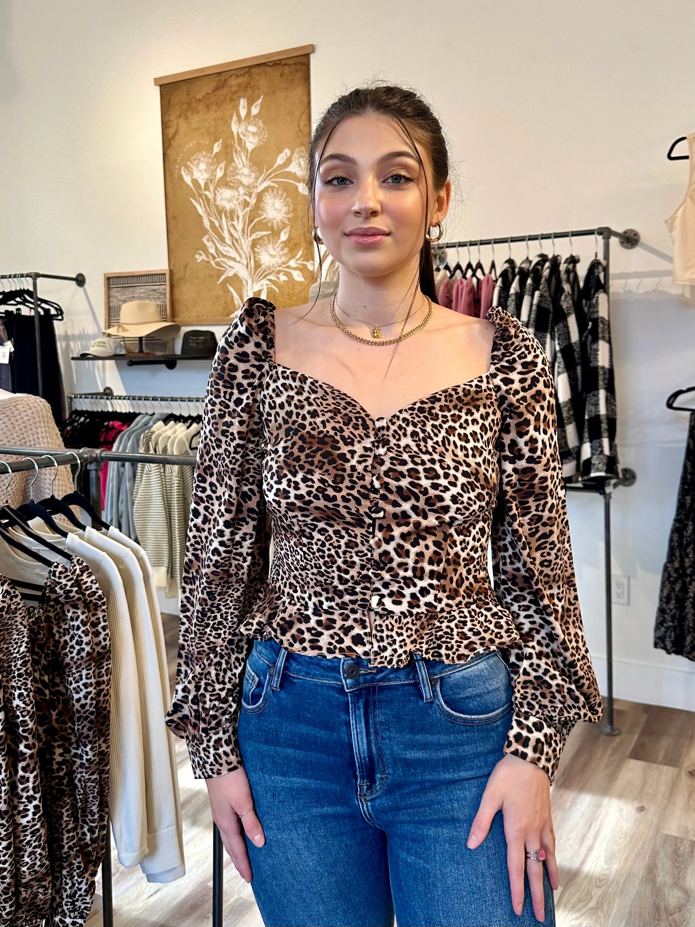 Leopard Blouse
