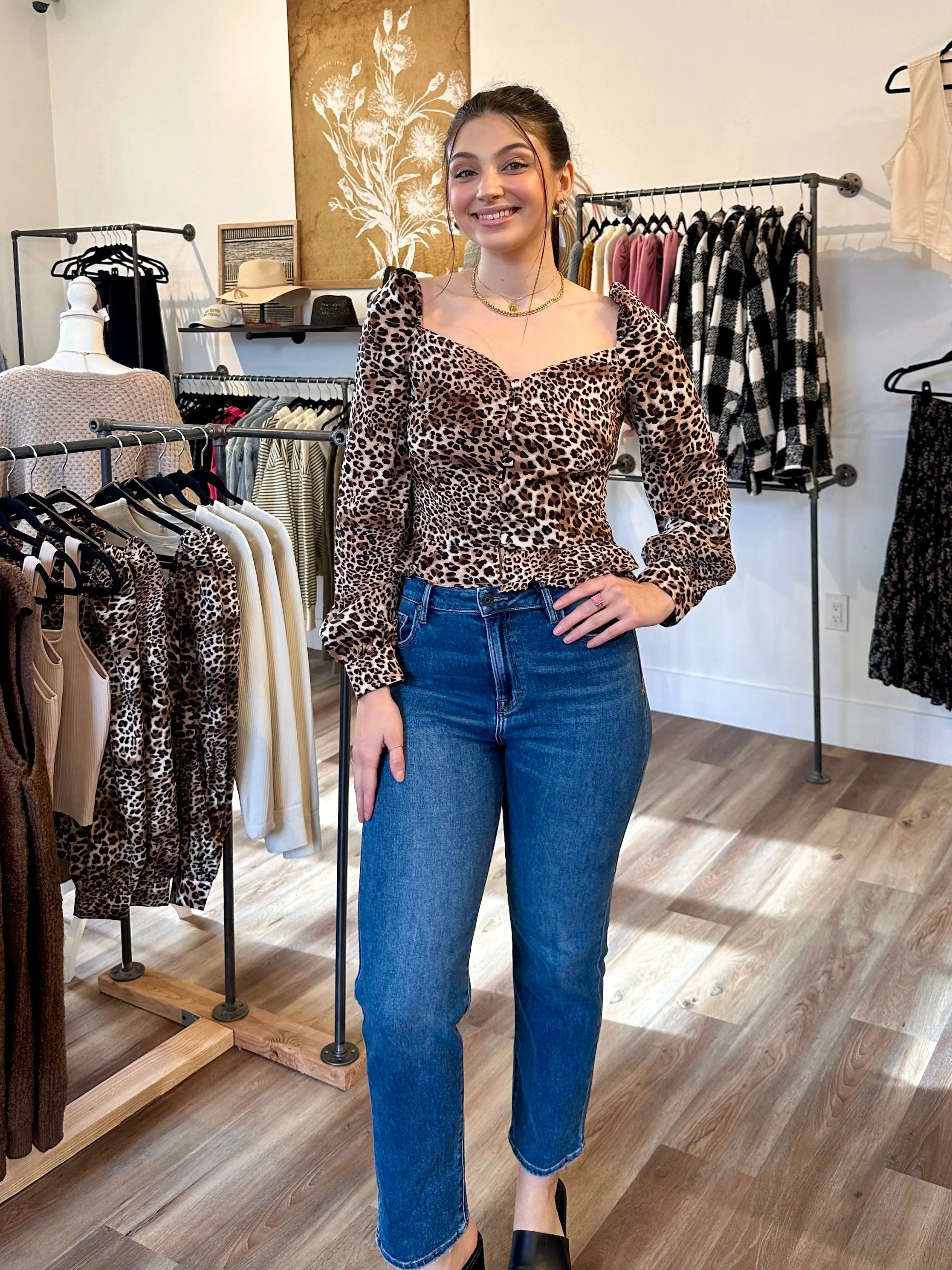 Leopard Blouse