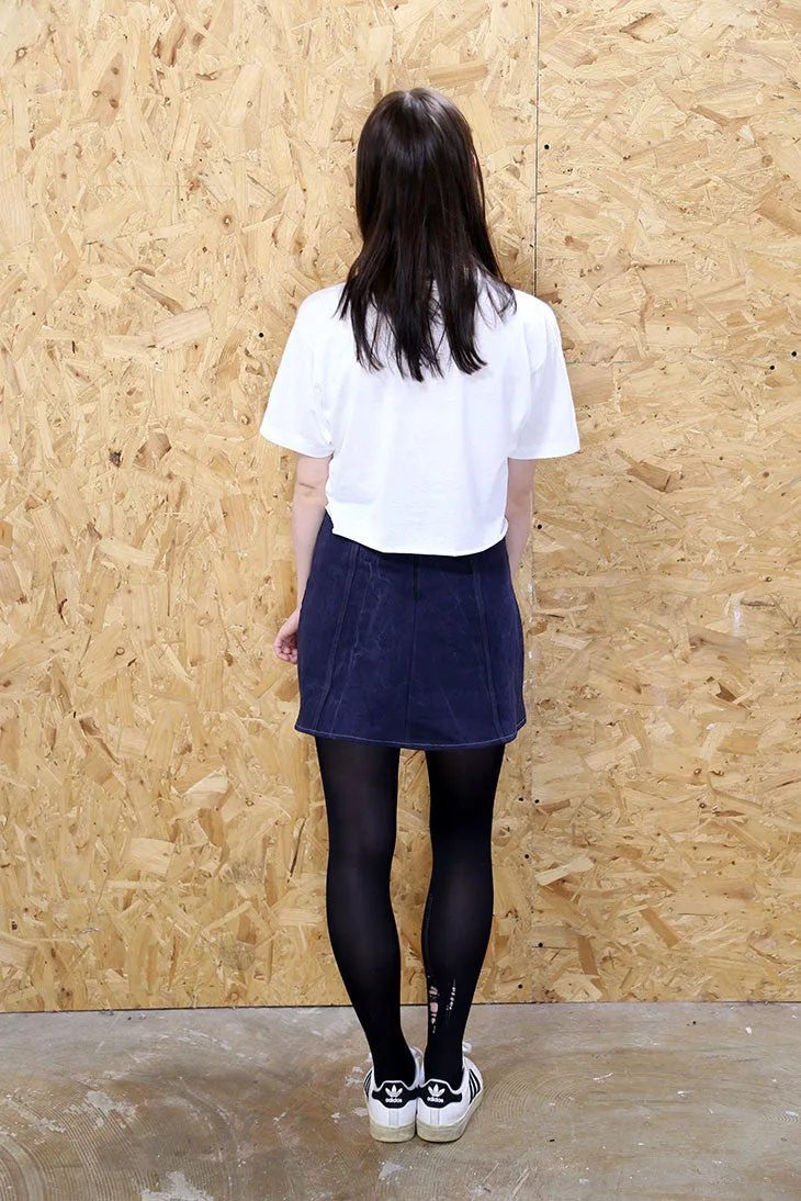 LOOT LABEL Two Tone Denim Skirt