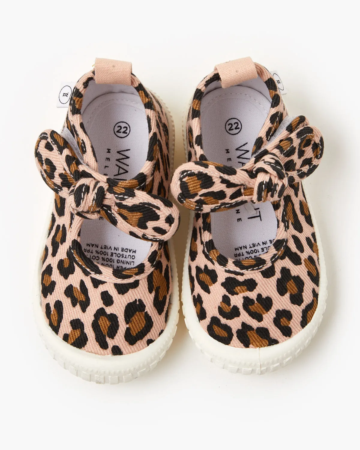 Millie Canvas - Blush Leopard