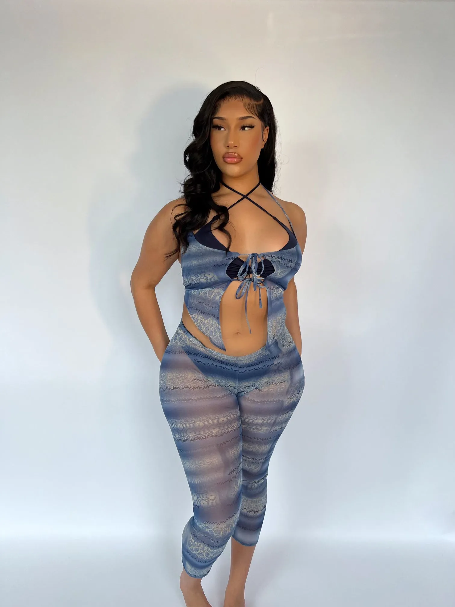 Moonchild  90's Vintage Mesh Legging (Handmade Collection)