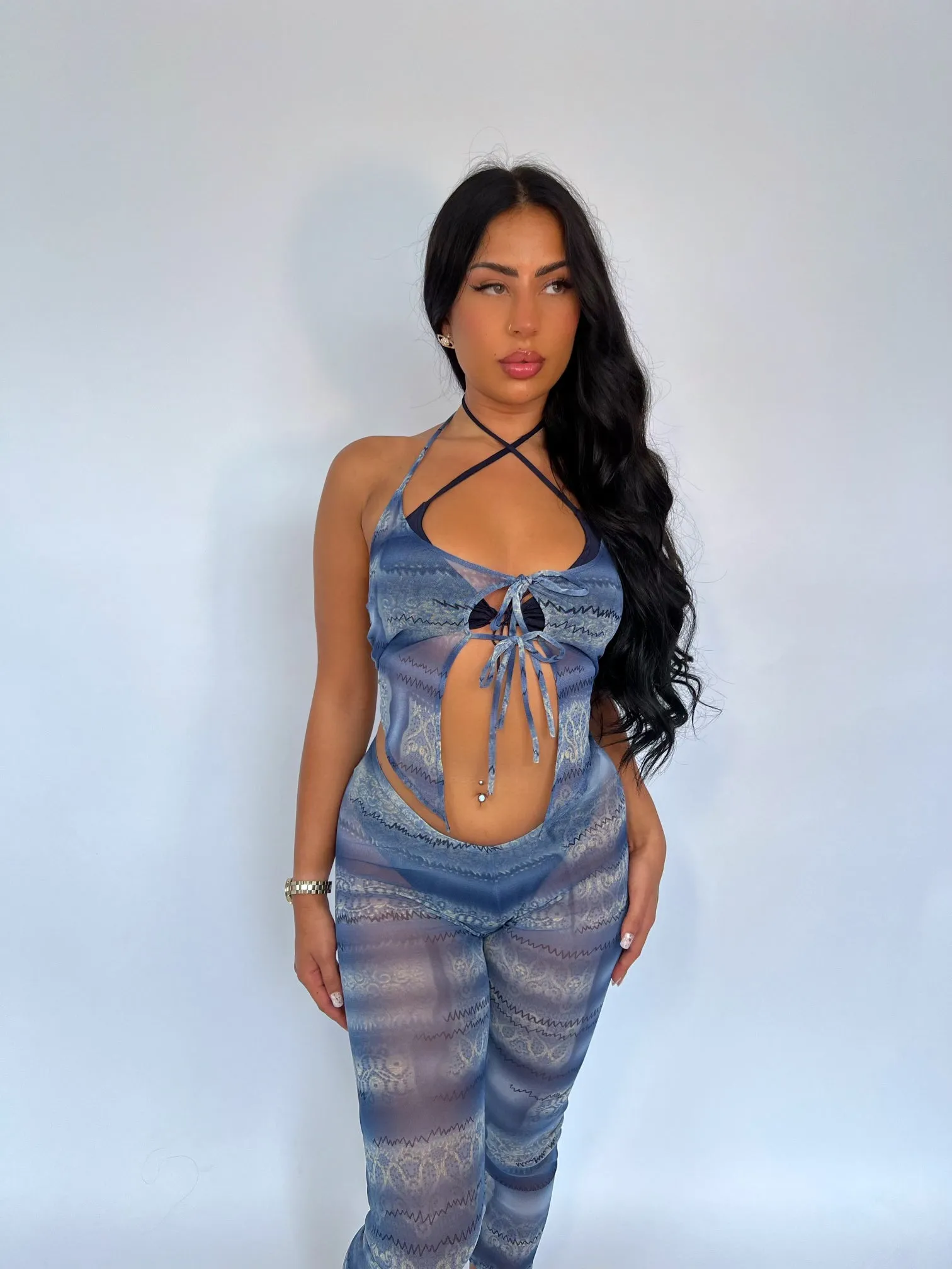 Moonchild  90's Vintage Mesh Legging (Handmade Collection)