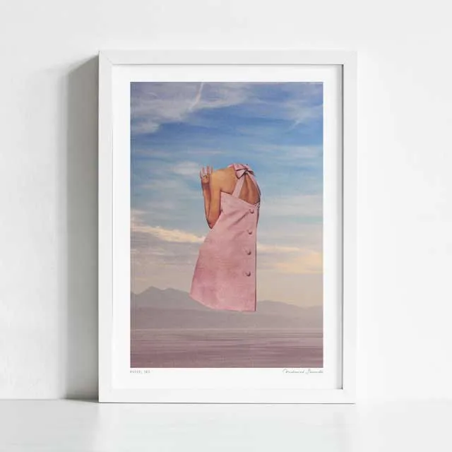 'Pastel sea' Art Print by Vertigo Artography