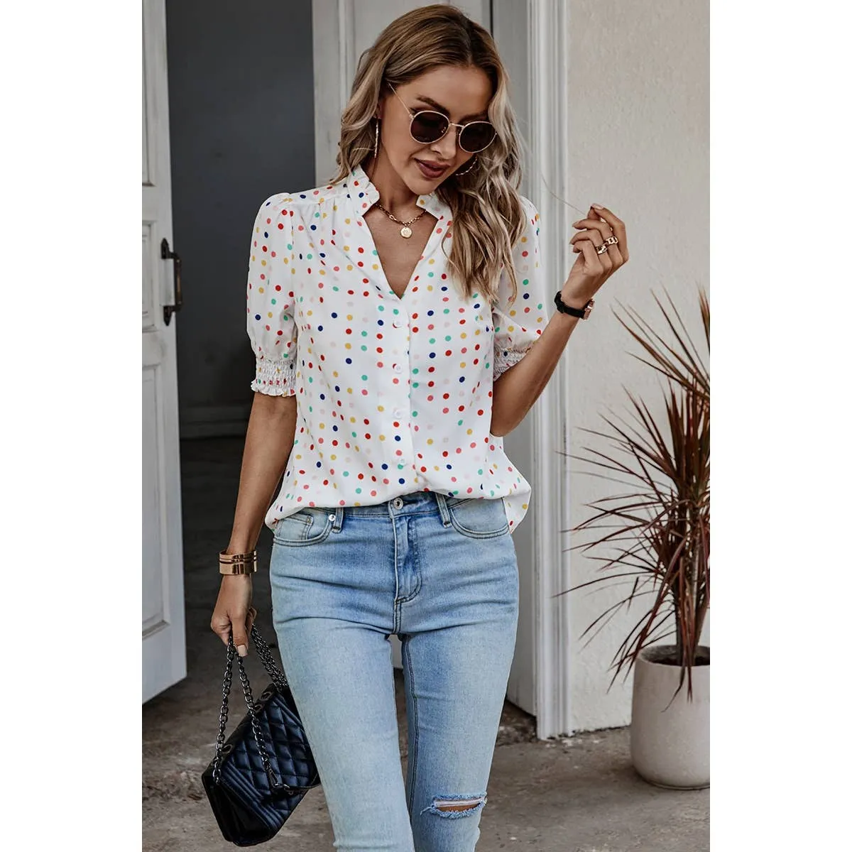 Polkadot Blouse