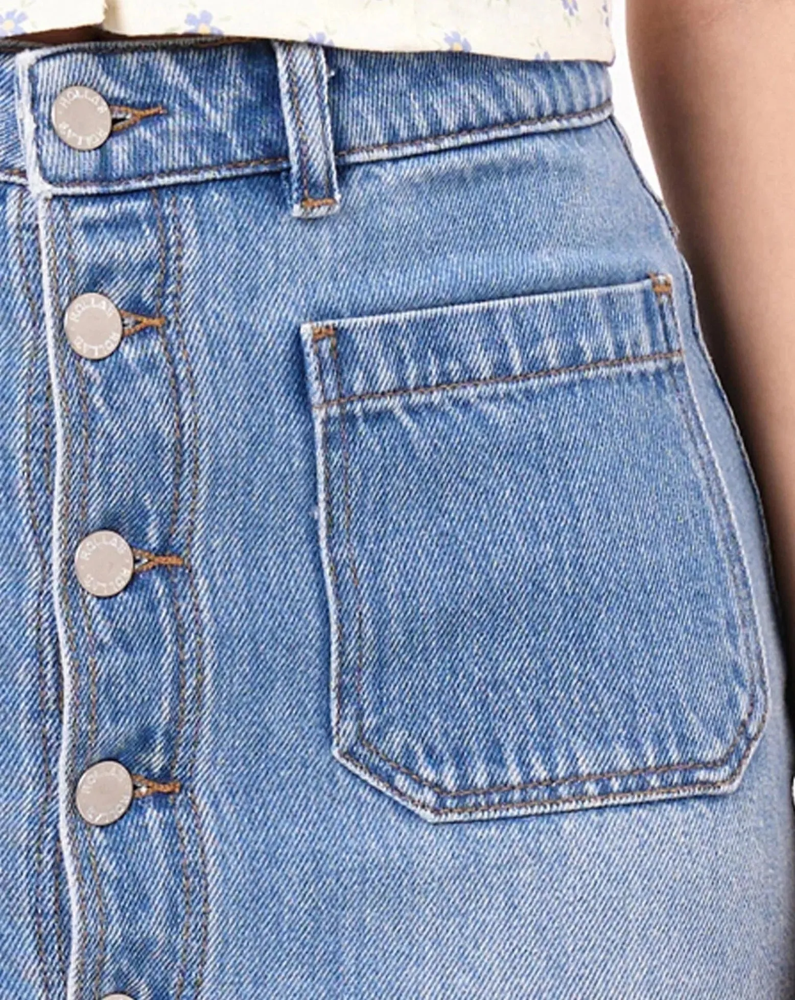 Sailor Skirt in Mid Vintage Blue