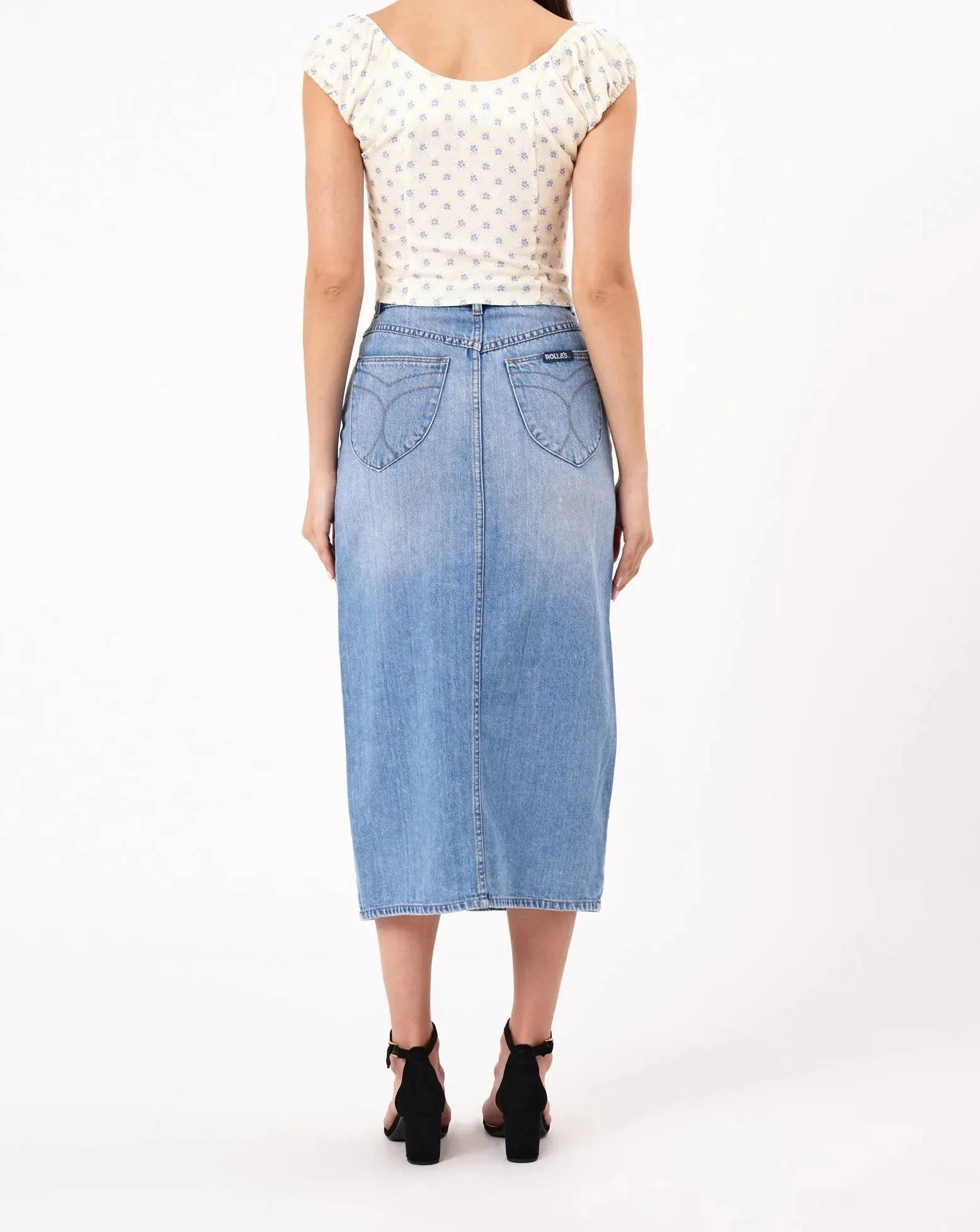 Sailor Skirt in Mid Vintage Blue