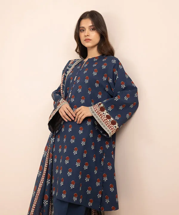 Sapphire 3PC Lawn Collection – U3P-DY24D1-1