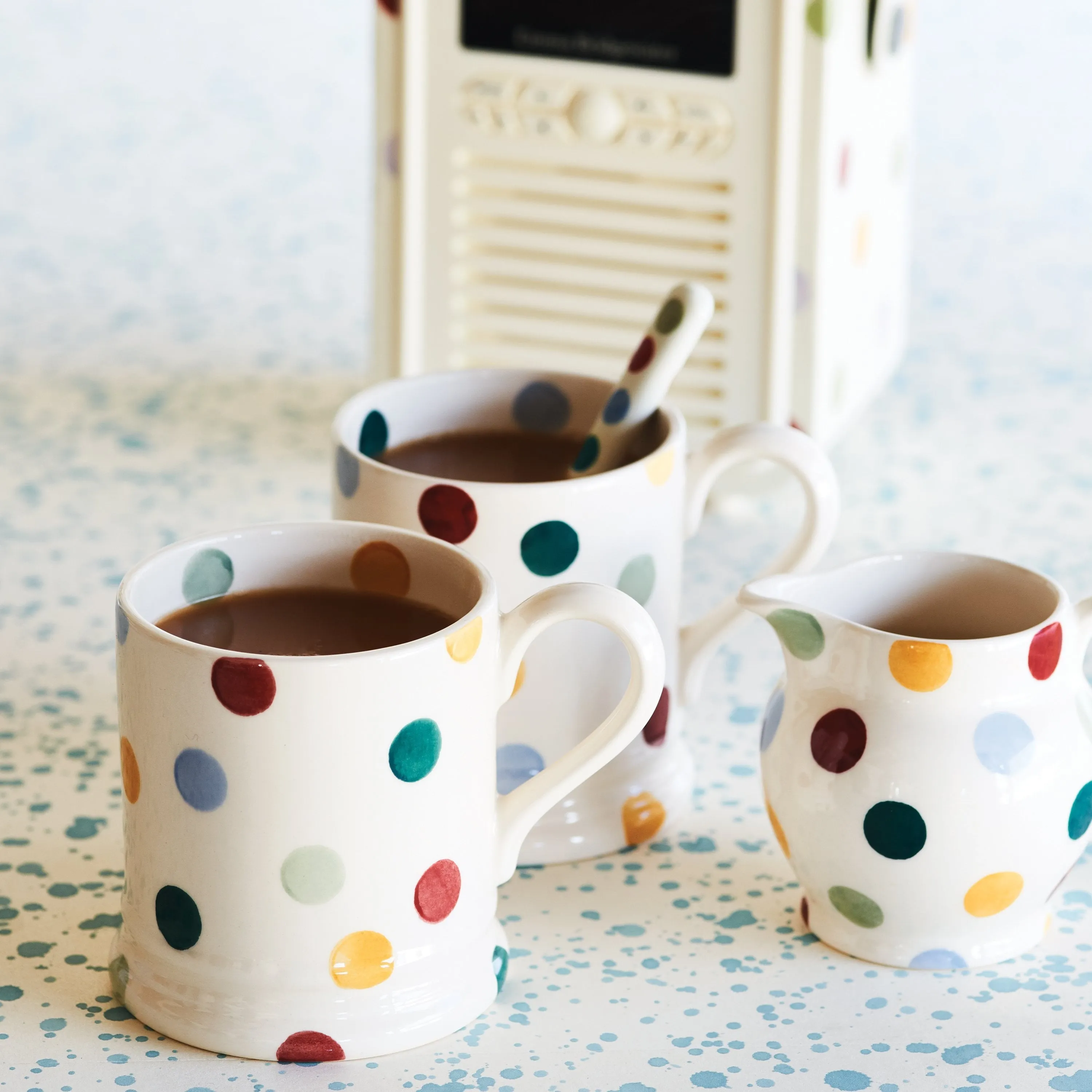 Seconds Polka Dot 1/2 Pint Mug