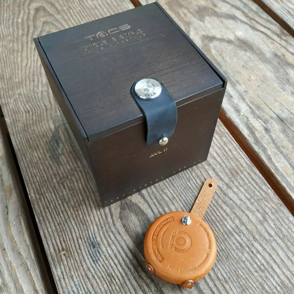 TACS Automatic Vintage Lens II (AVL II) - Silver & Horween