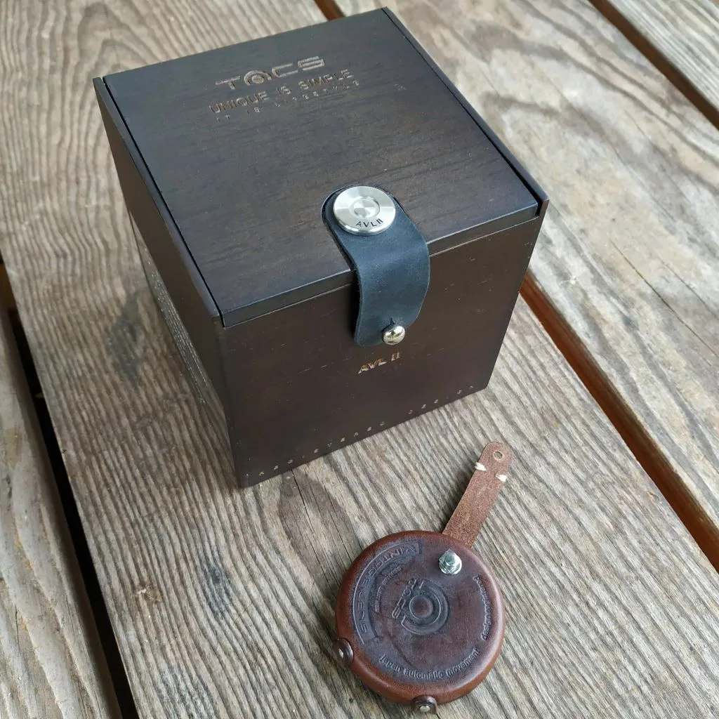 TACS Automatic Vintage Lens II (AVL II) - Silver & Horween
