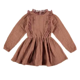 TOCOTO VINTAGE DRESS WITH LACE DETAIL