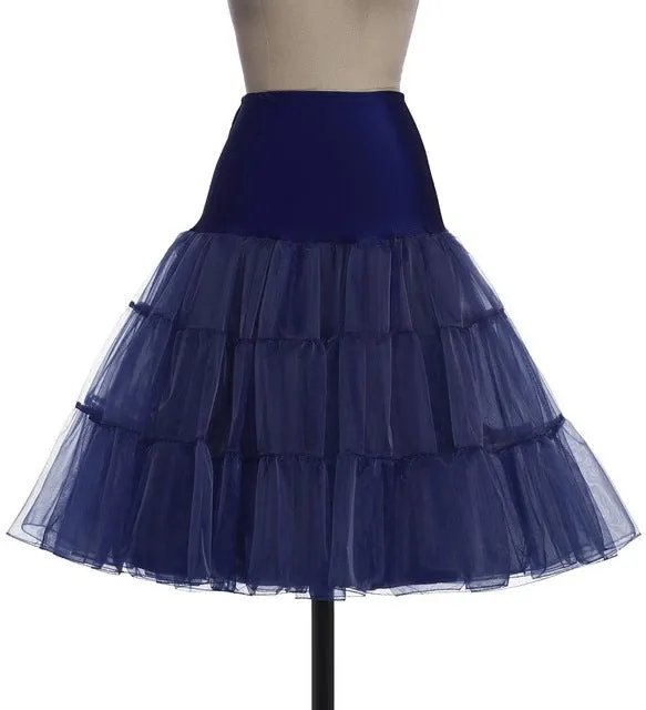Tutu Skirt Silps swing Rockabilly Petticoat Underskirt Crinoline fluffy pettiskirt for Wedding Bridal Retro Vintage Women Gown