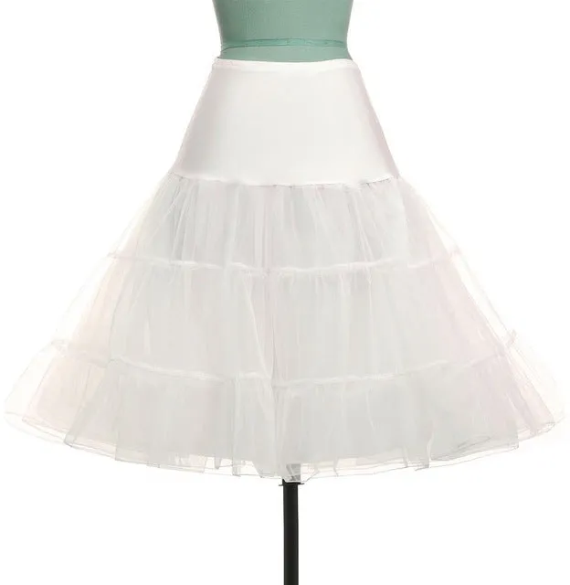 Tutu Skirt Silps swing Rockabilly Petticoat Underskirt Crinoline fluffy pettiskirt for Wedding Bridal Retro Vintage Women Gown