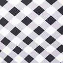 Unique Vintage Mrs. Cooper Black & White Gingham Sailor Swim Shorts