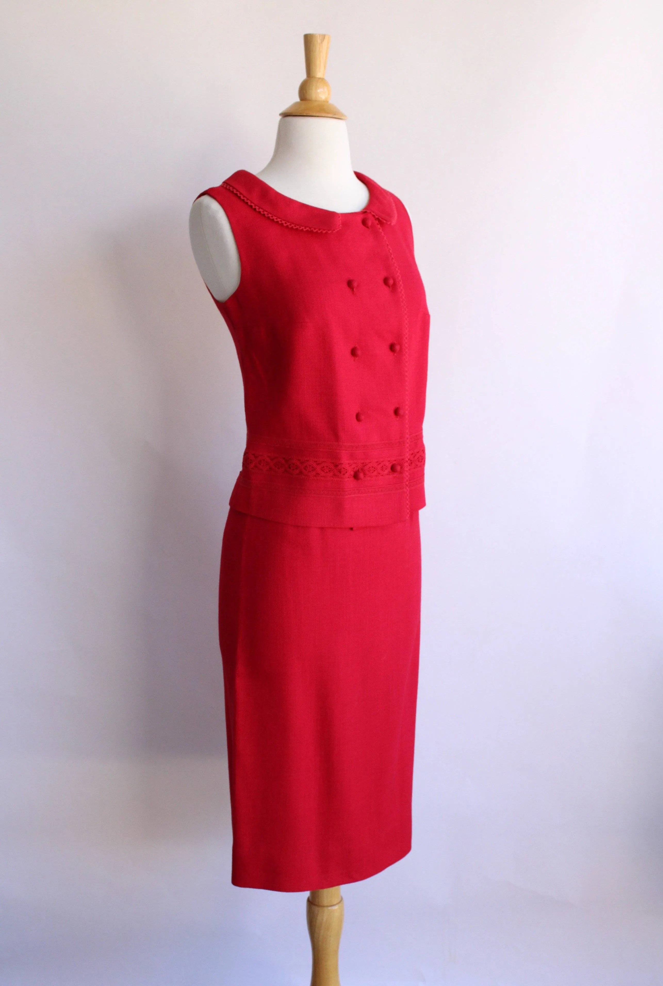 Vintage 1960s Two Piece Outfit Separates, Campus Casuals