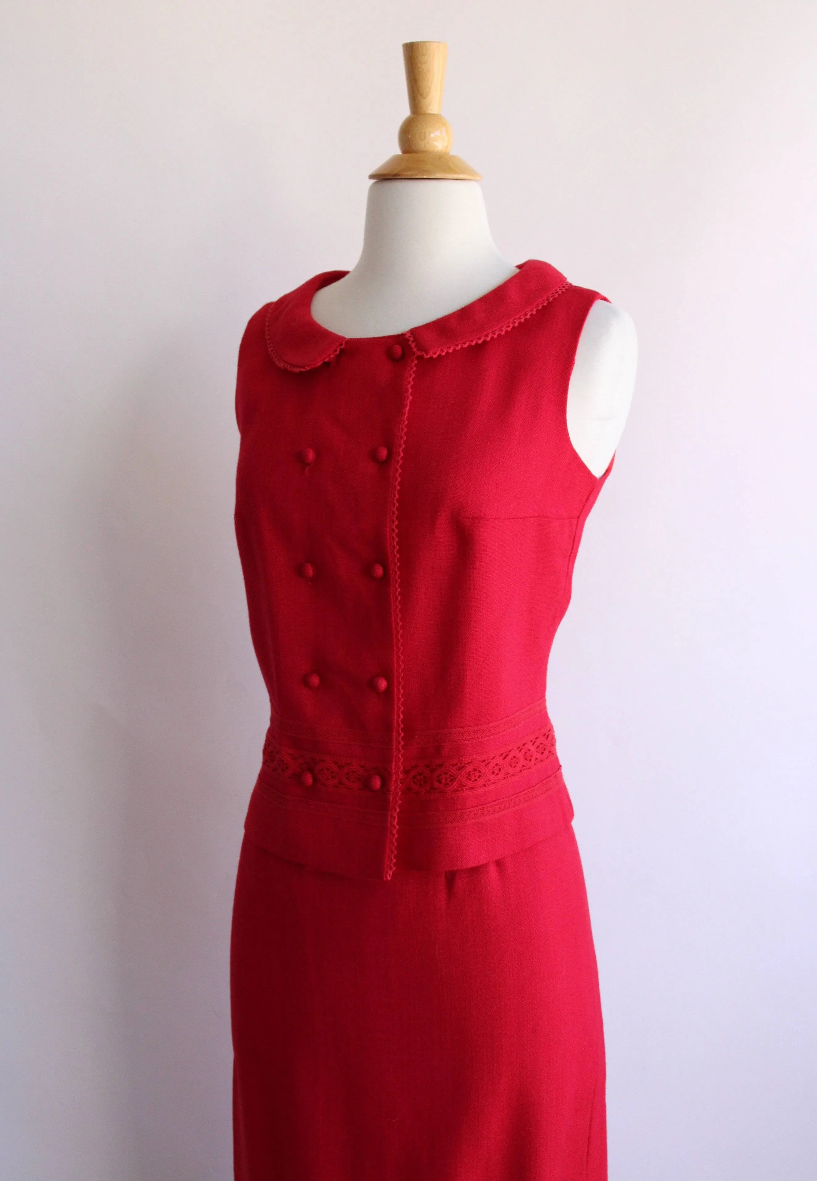 Vintage 1960s Two Piece Outfit Separates, Campus Casuals