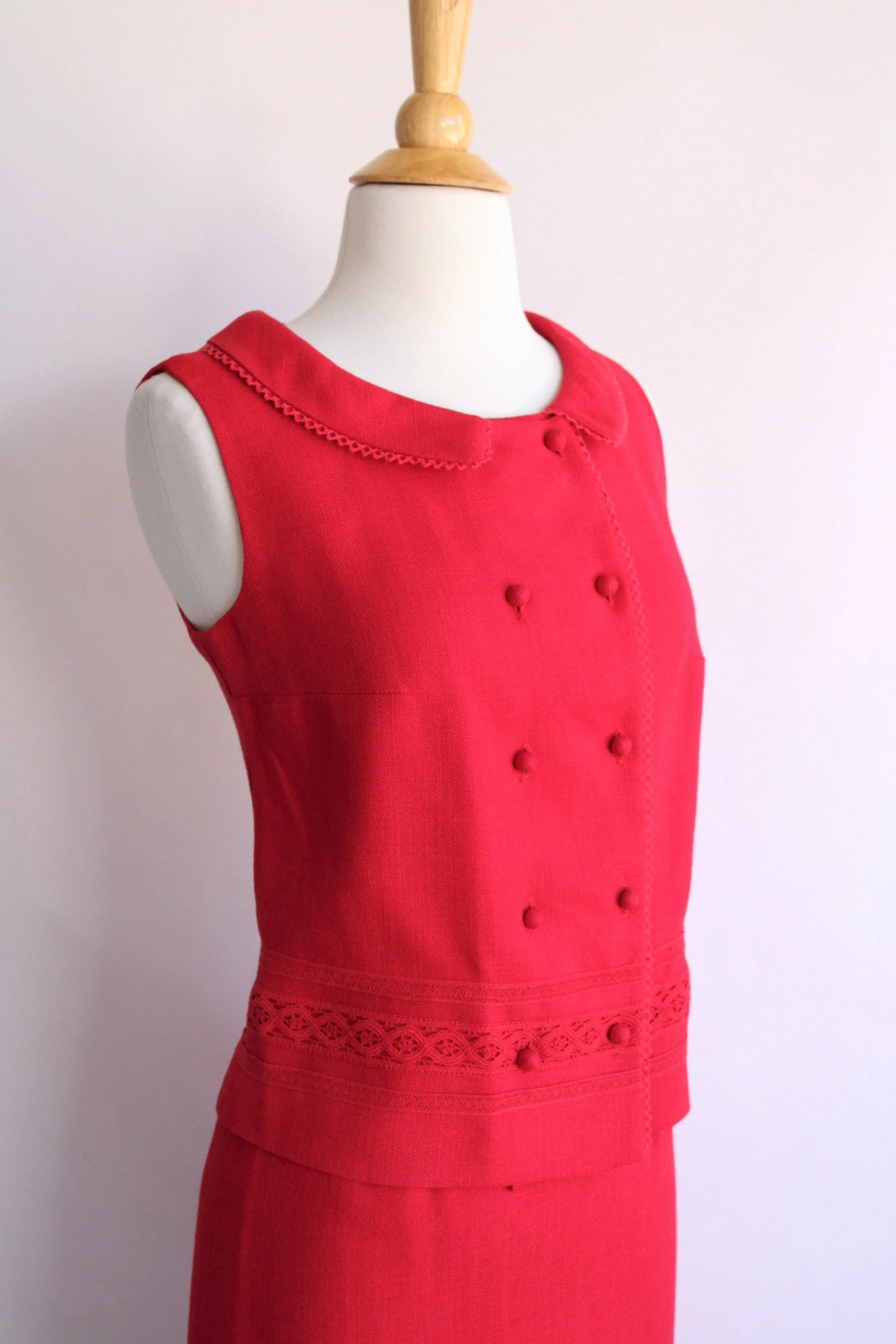 Vintage 1960s Two Piece Outfit Separates, Campus Casuals