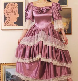Vintage 30s Princess Bridal Dress [Three Colors]