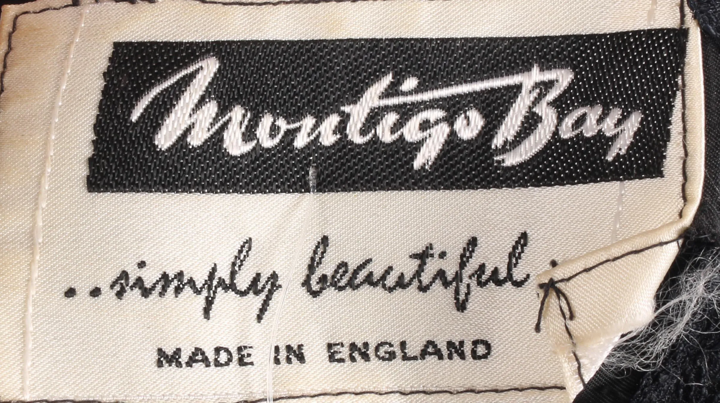 Vintage black lace dress by Montigo Bay
