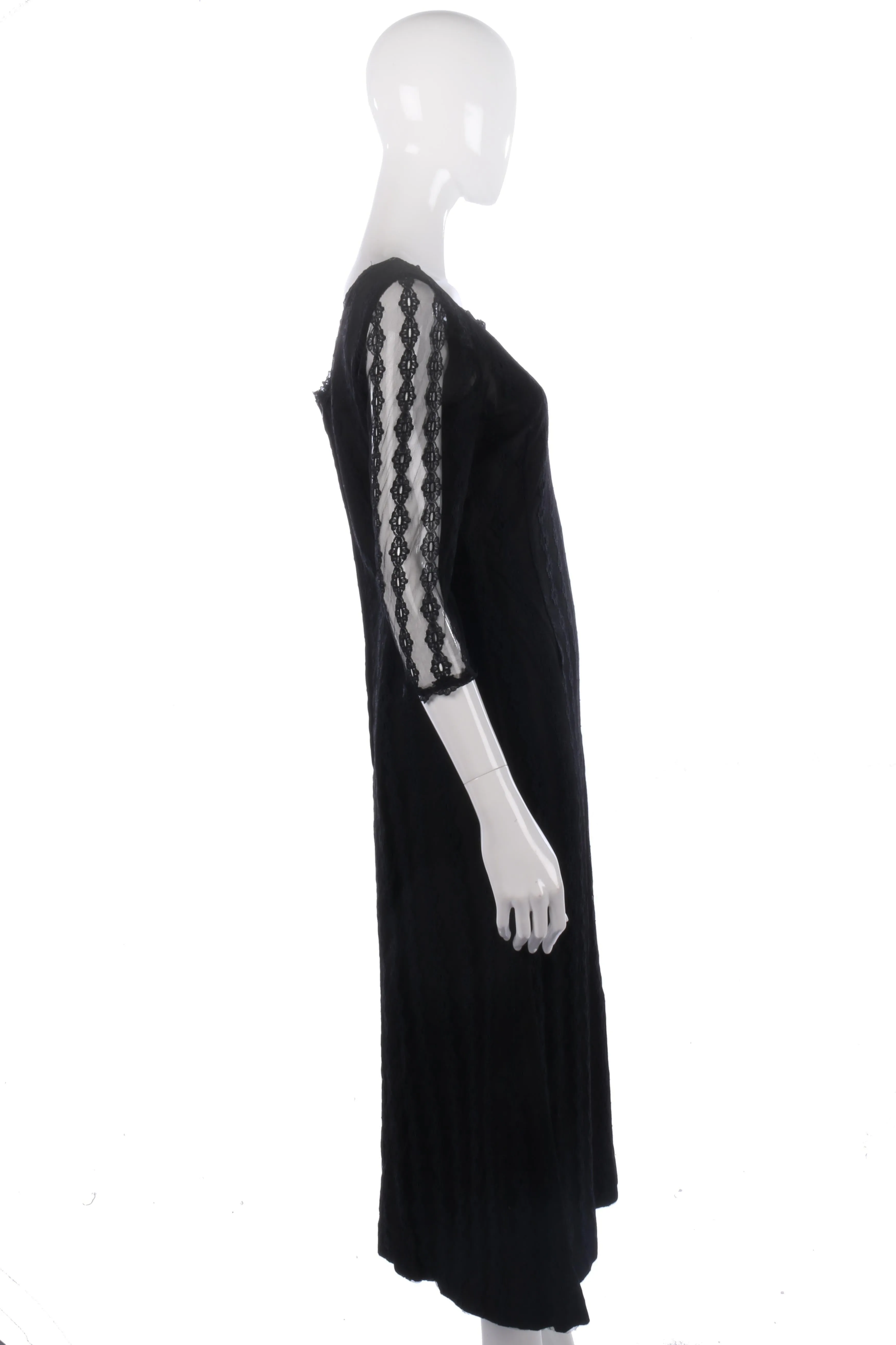 Vintage black lace dress by Montigo Bay