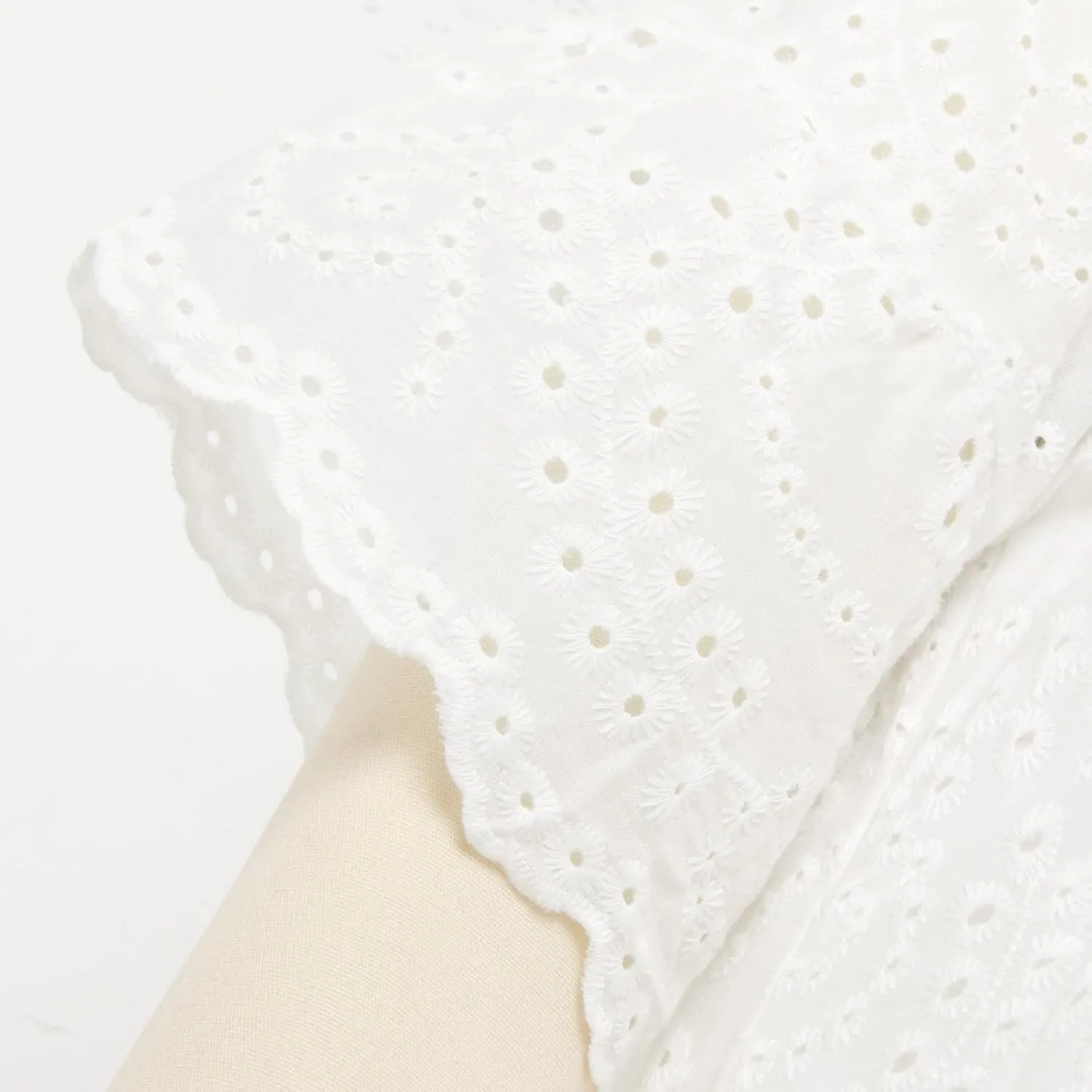 Women's Lace Eyelet Short Sleeve Tiered Midi Long Dress Ruffle Hem Cute Babydoll Short Dress 2024