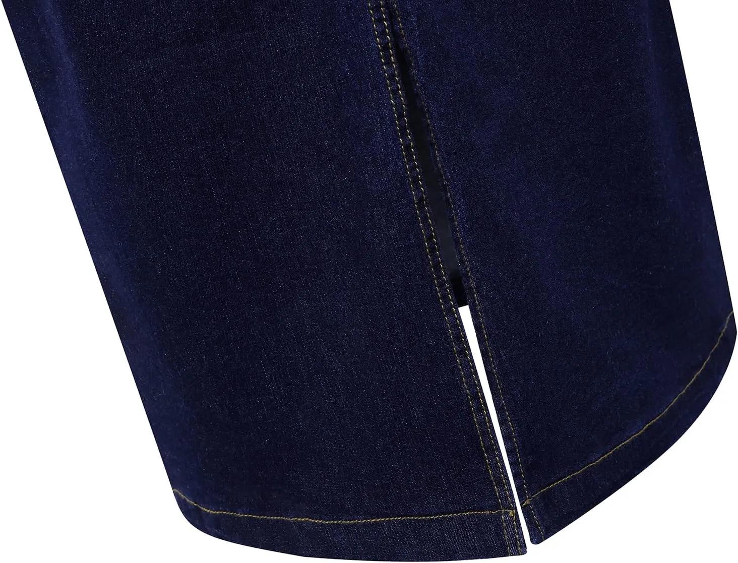 Women's Maxi Pencil Jean Skirt- High Waisted A-Line Long Denim Skirts for Ladies- Blue Jean Skirt